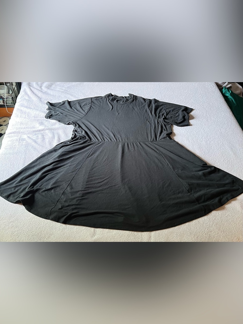 Torrid Size 6 Super Soft Rib Short Sleeve Mock Neck Mini Dress